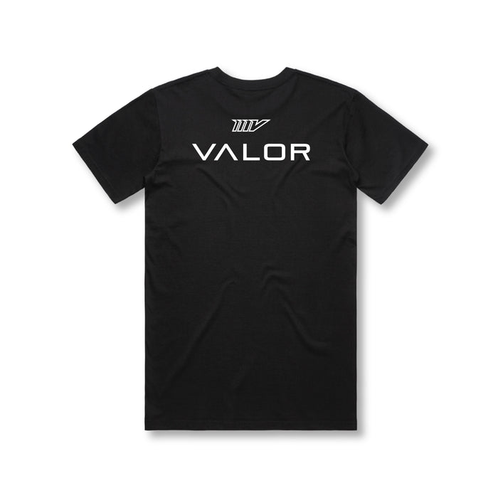 B/W Valor Logo Tee