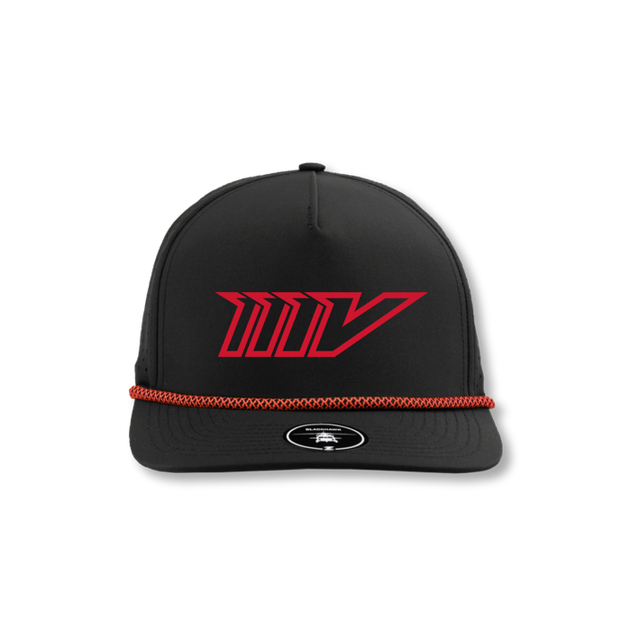 Icon Performance Hat — Black/Red
