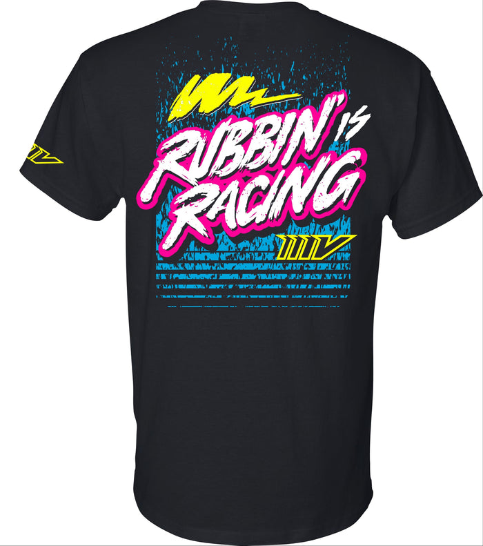 Rubbin' is Racing Retro Flo Tee