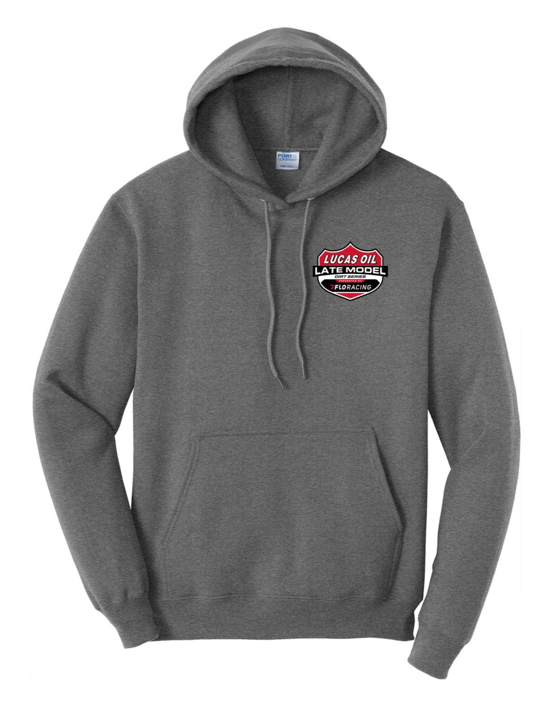 LUCAS OIL - Grey Logo Hoodie