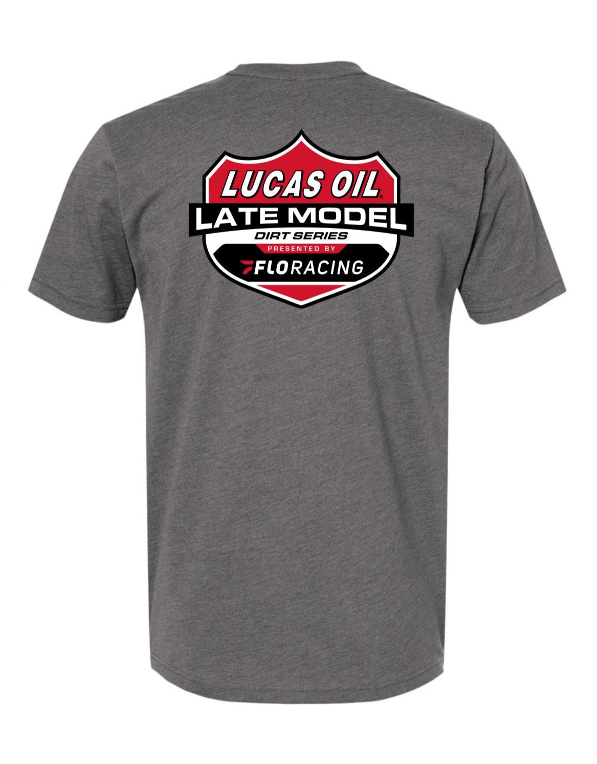 LUCAS OIL - Grey Logo Tee