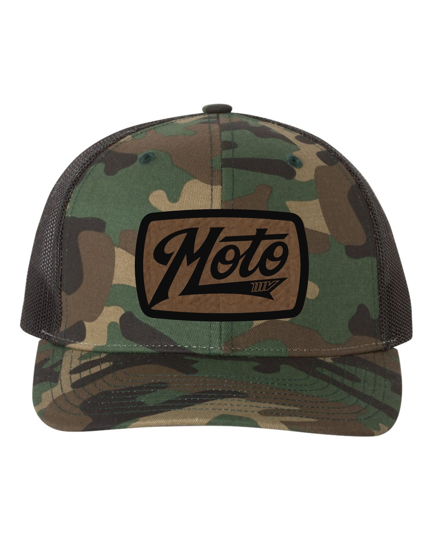 Moto Script Patch Camo Hat